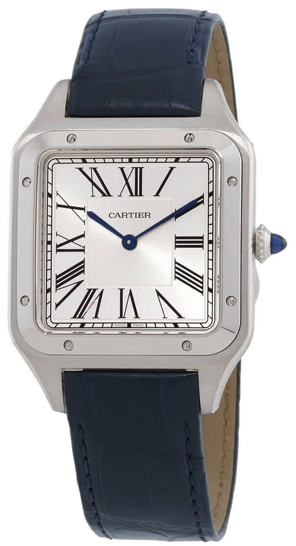 Cartier Miesten kello WSSA0032 Santos Dumont Hopea/Nahka 46.6x33.9 mm