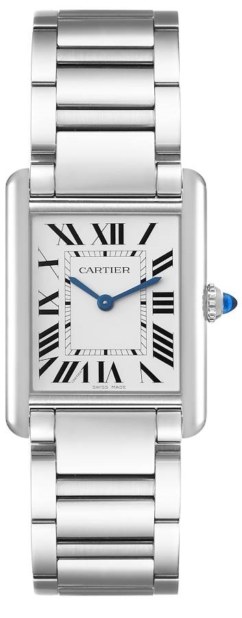 Cartier Naisten kello WSTA0052 Tank Must De Hopea/Teräs