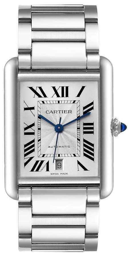 Cartier Miesten kello WSTA0053 Tank Must De Hopea/Teräs