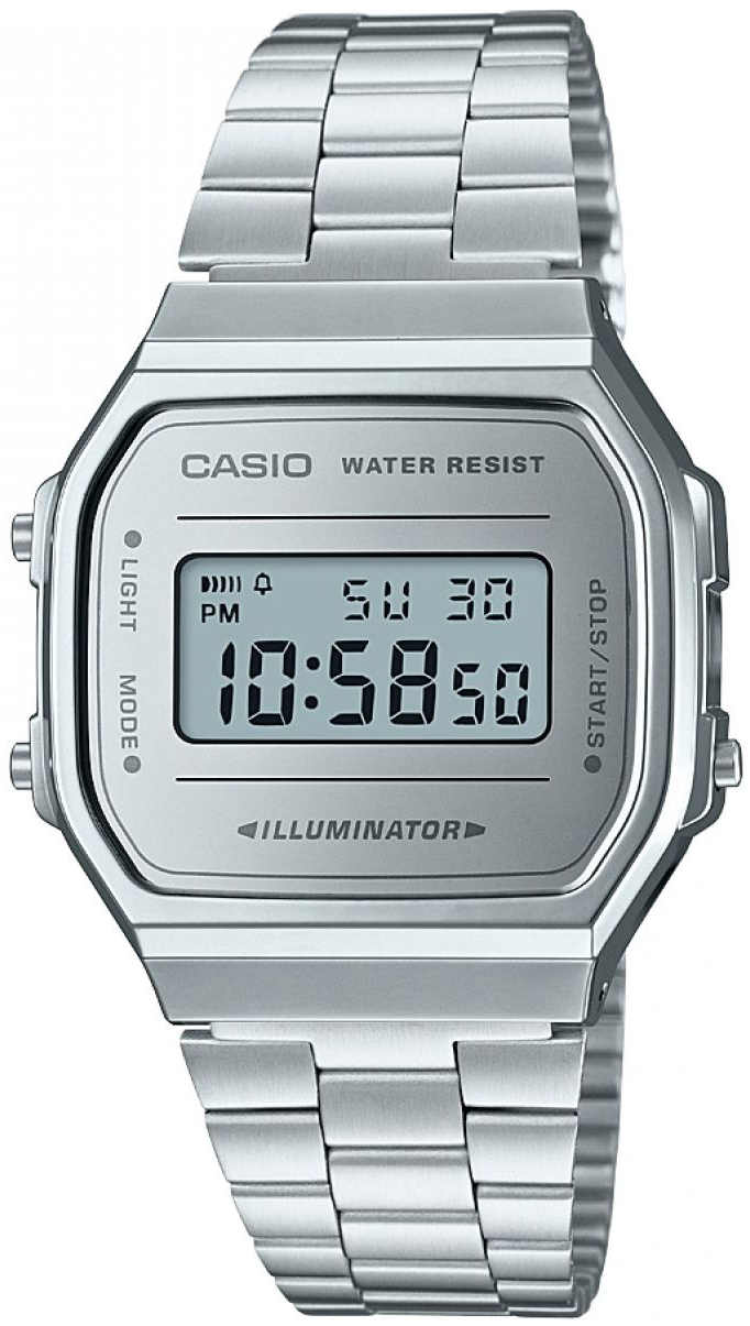 Casio A168WEM-7EF Retro LCD/Teräs