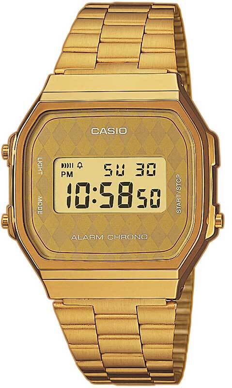 Casio Collection Miesten kello A168WG-9BWEF Kullansävytetty teräs