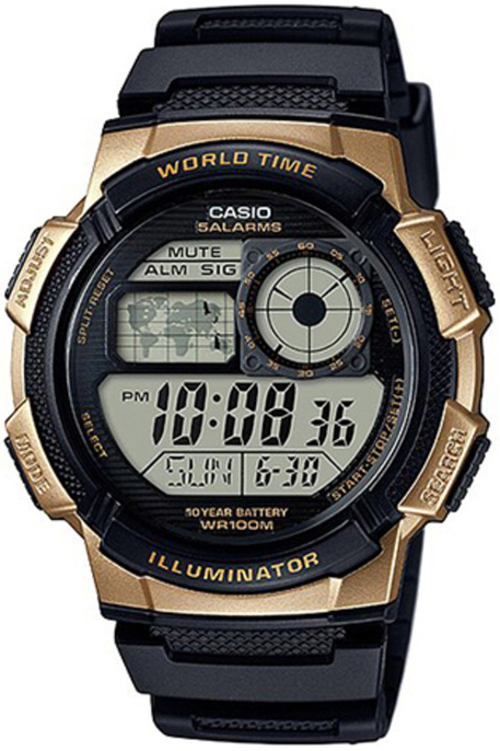 Casio Sport Miesten kello AE-1000W-1A3VCF LCD/Muovi Ø45 mm