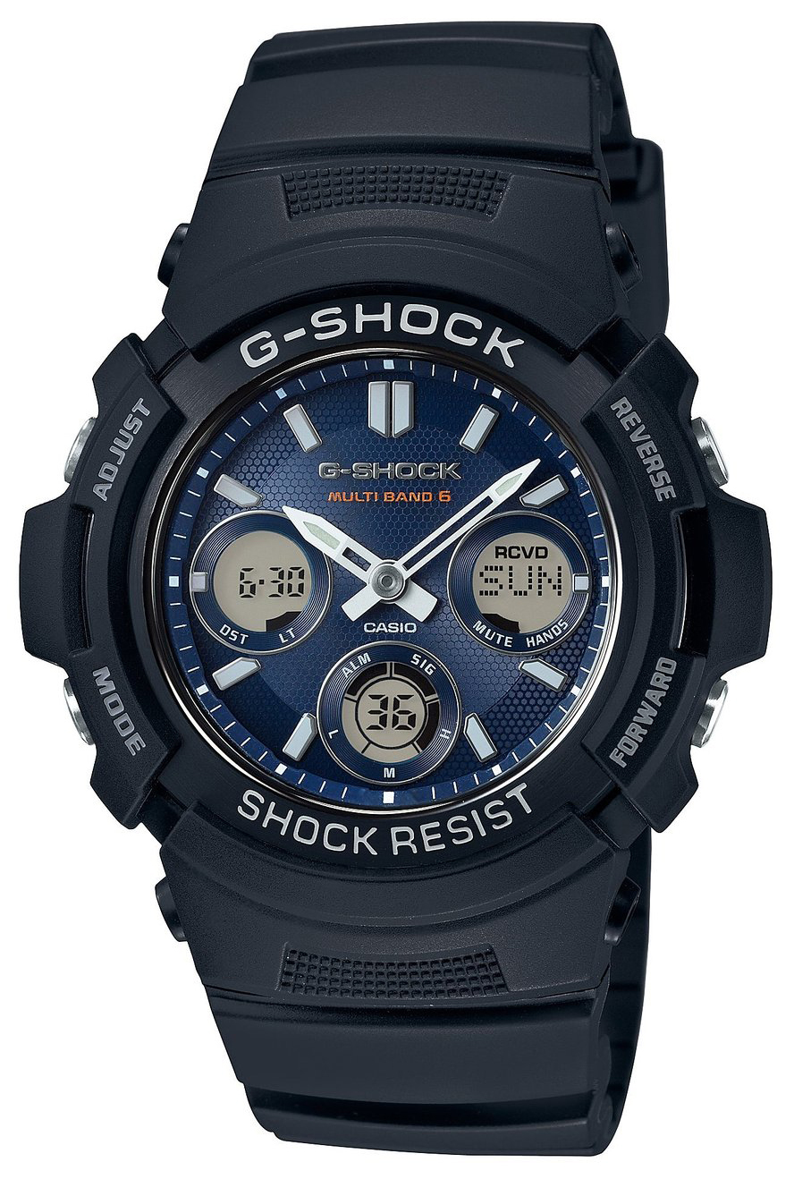 Casio Miesten kello AWG-M100SB-2AER G-Shock Sininen/Muovi Ø46 mm