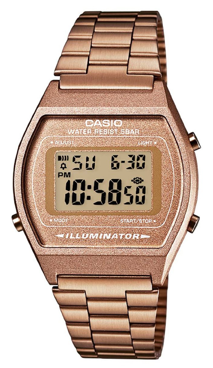 Casio Miesten kello B640WC-5AEF Collection LCD/Punakultasävyinen