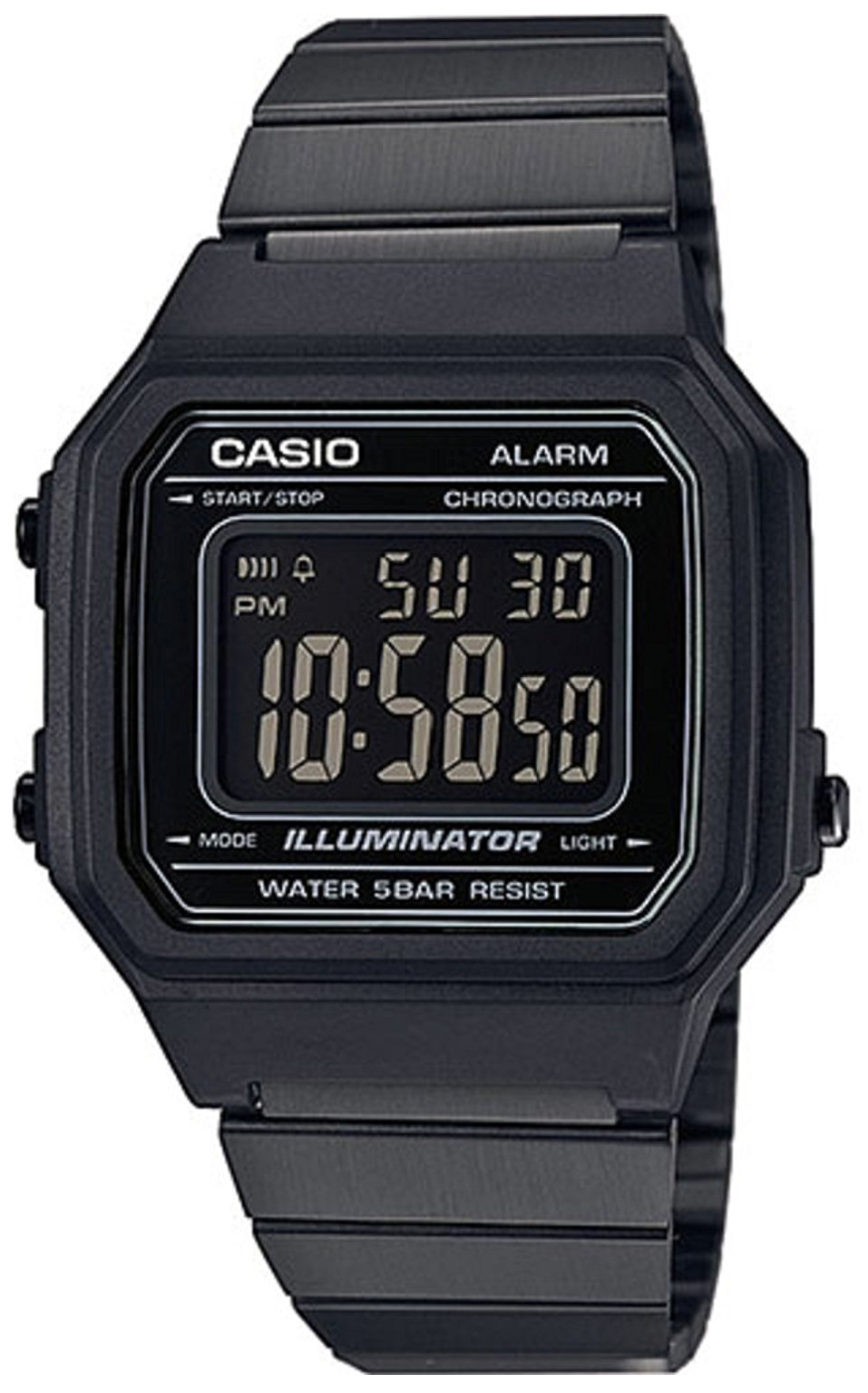 Casio Collection Miesten kello B650WB-1BEF LCD/Teräs