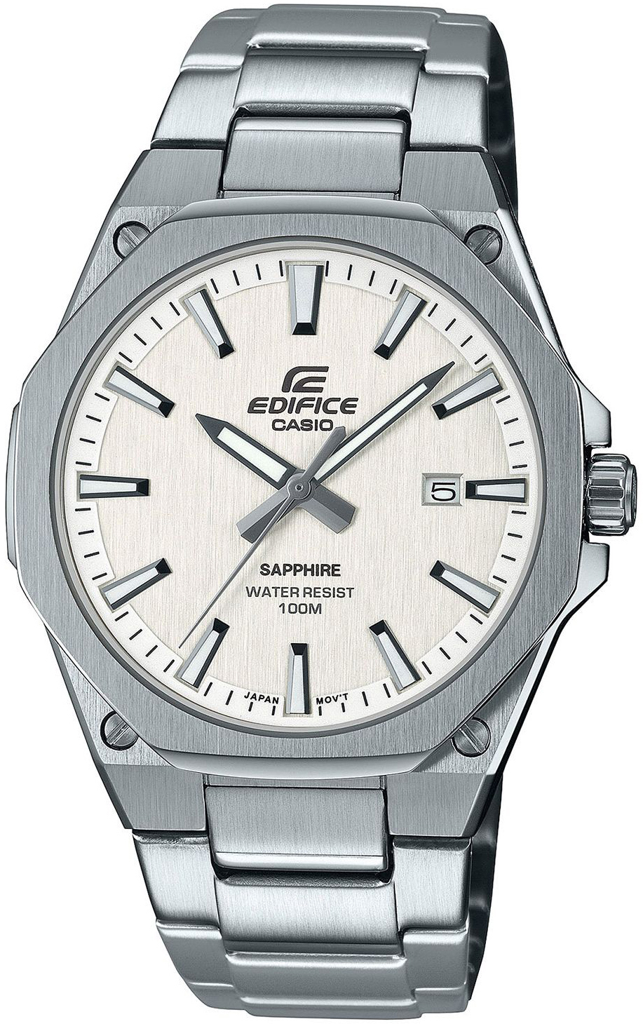 Casio Miesten kello EFR-S108D-7AVUEF Edifice Valkoinen/Teräs Ø39.9