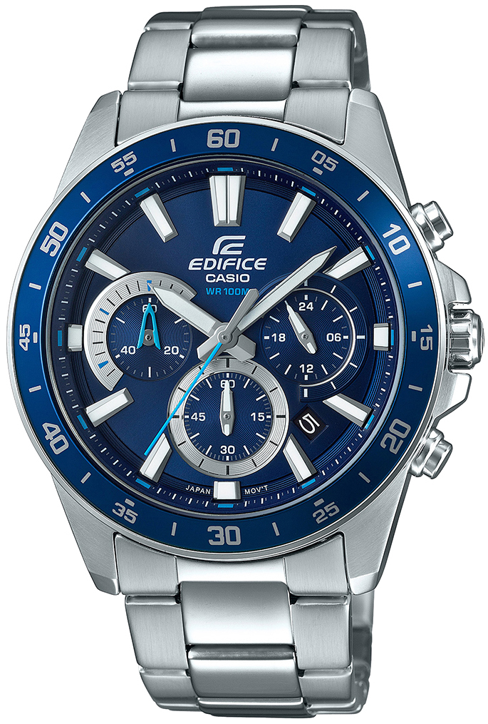 Casio Edifice Miesten kello EFV-570D-2AVUEF Sininen/Teräs Ø44 mm