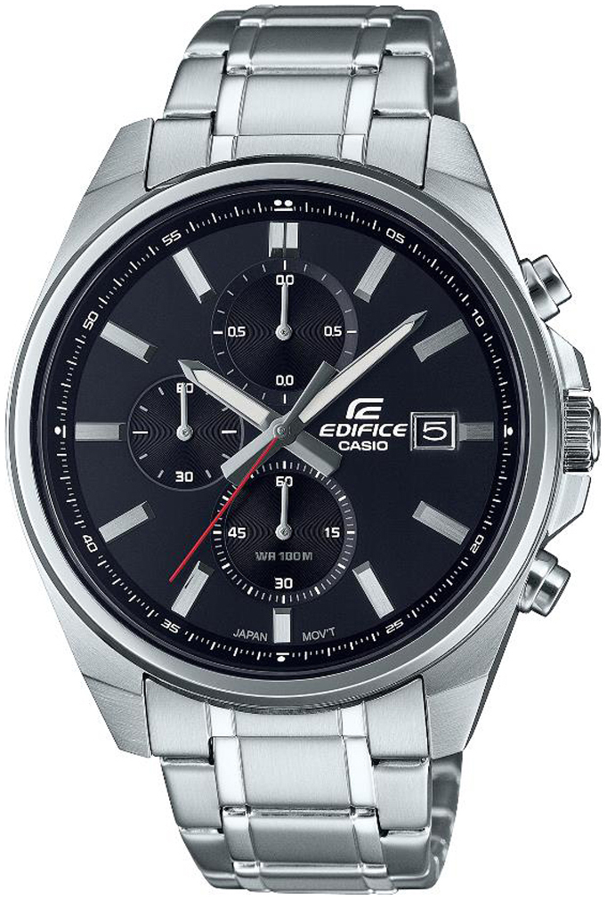 Casio Miesten kello EFV-610D-1AVUEF Edifice Musta/Teräs Ø44 mm