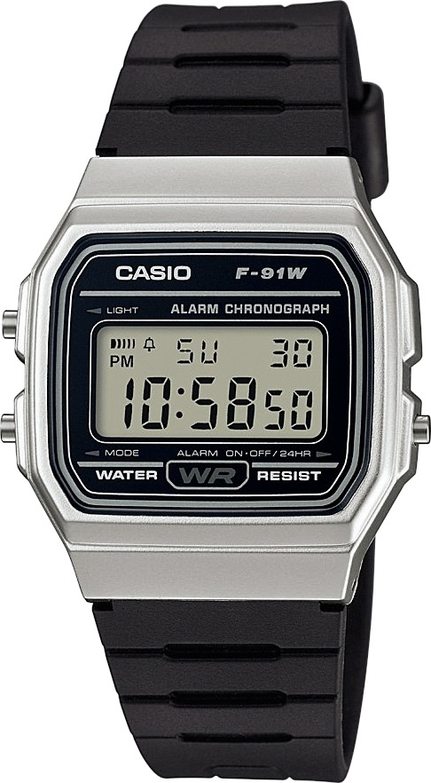 Casio Miesten kello F-91WM-7ADF Collection Kumi Ø38 mm