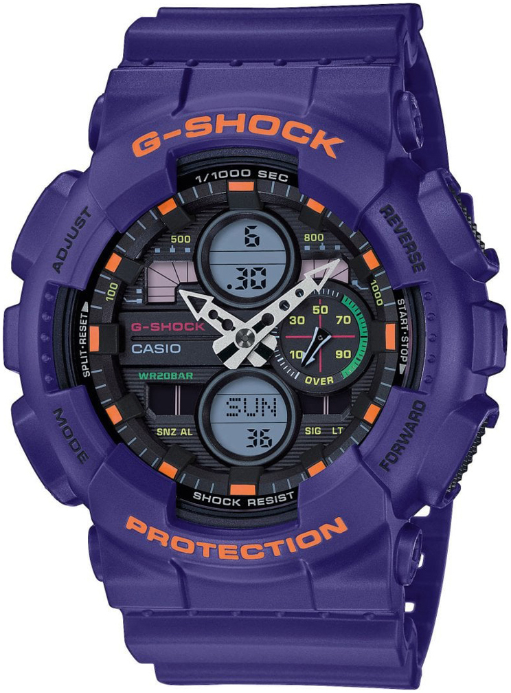 Casio Miesten kello GA-140-6AER G-Shock Musta/Muovi Ø51.2 mm