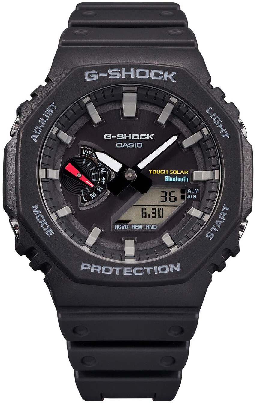 Casio Miesten kello GA-B2100-1AER G-Shock Musta/Muovi Ø45.4 mm