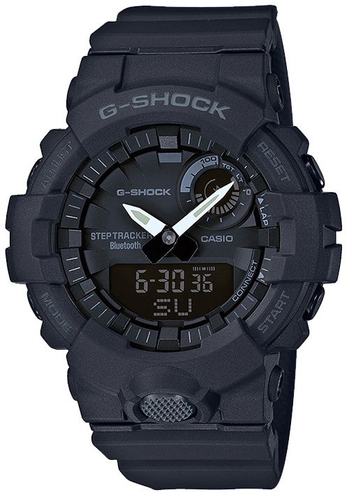 Casio Miesten kello GBA-800-1AER G-Shock Musta/Muovi Ø54.1 mm