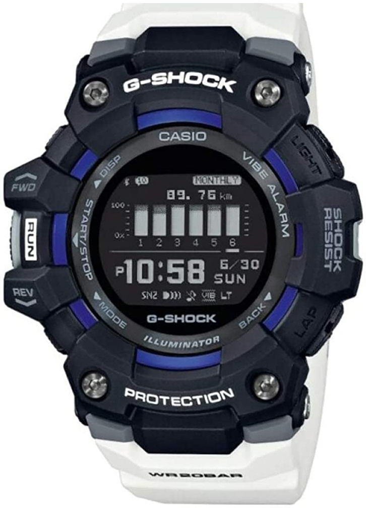 Casio Miesten kello GBD-100-1A7ER G-Shock LCD/Muovi Ø49.3 mm