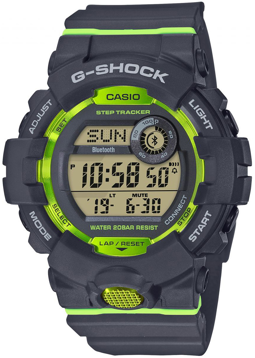 Casio Miesten kello GBD-800-8ER G-Shock LCD/Muovi Ø48.6 mm