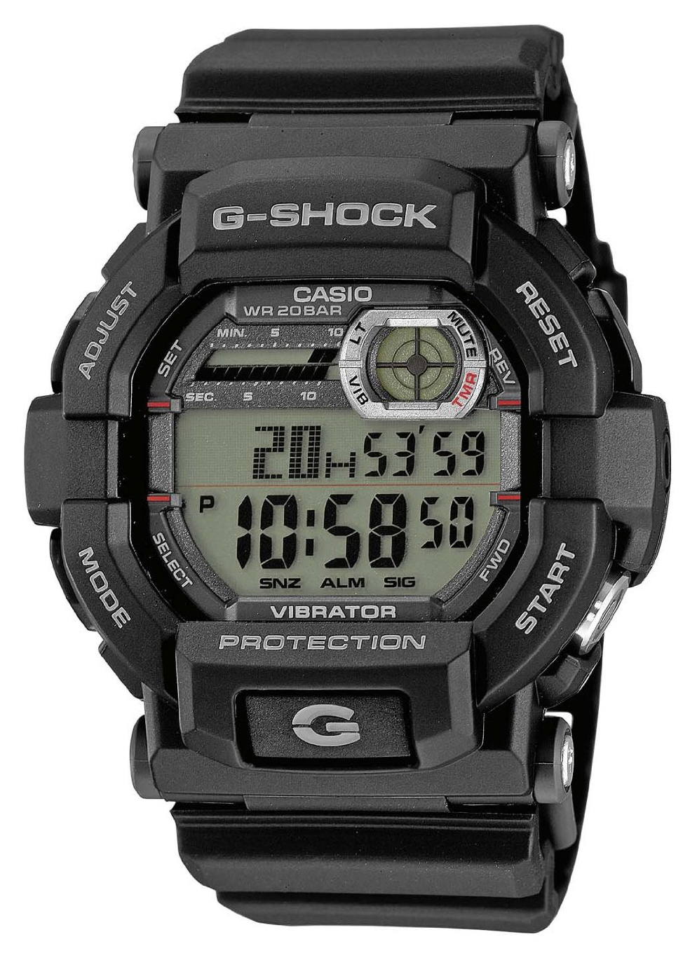 Casio Miesten kello GD-350-1ER G-Shock LCD/Muovi Ø50.8 mm