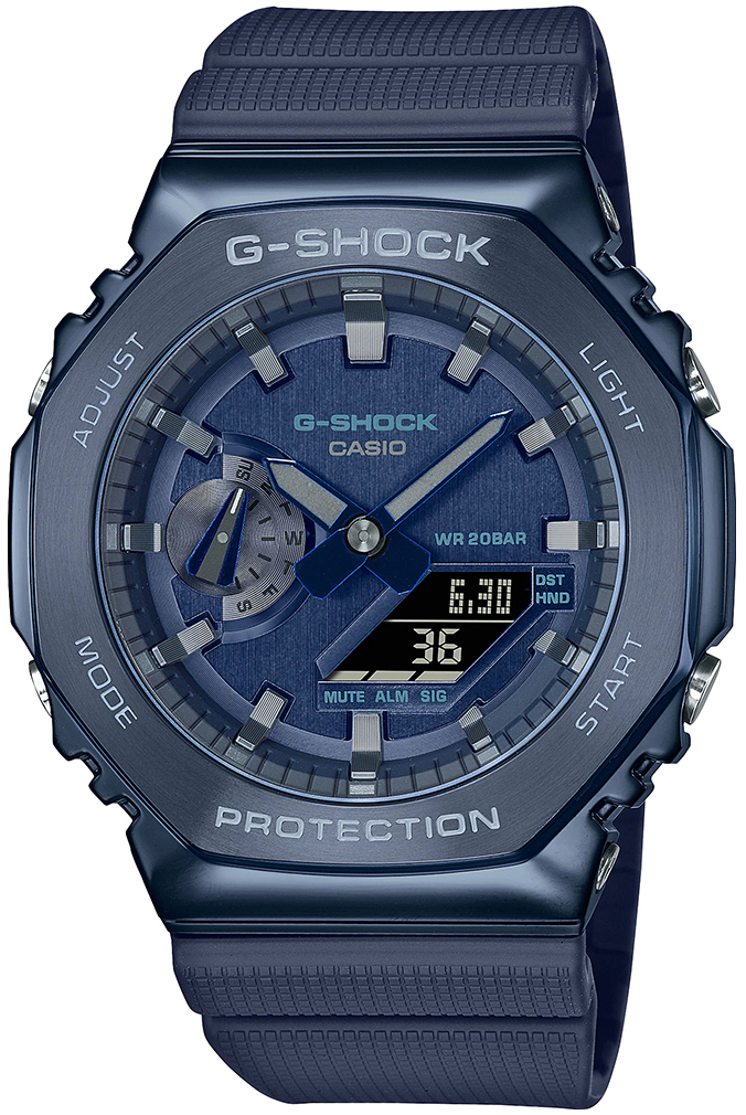 Casio Miesten kello GM-2100N-2AER G-Shock Sininen/Muovi Ø44.4 mm