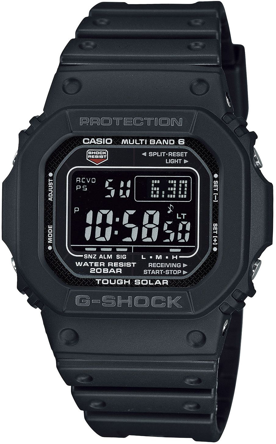 Casio Miesten kello GW-M5610U-1BER G-Shock LCD/Muovi