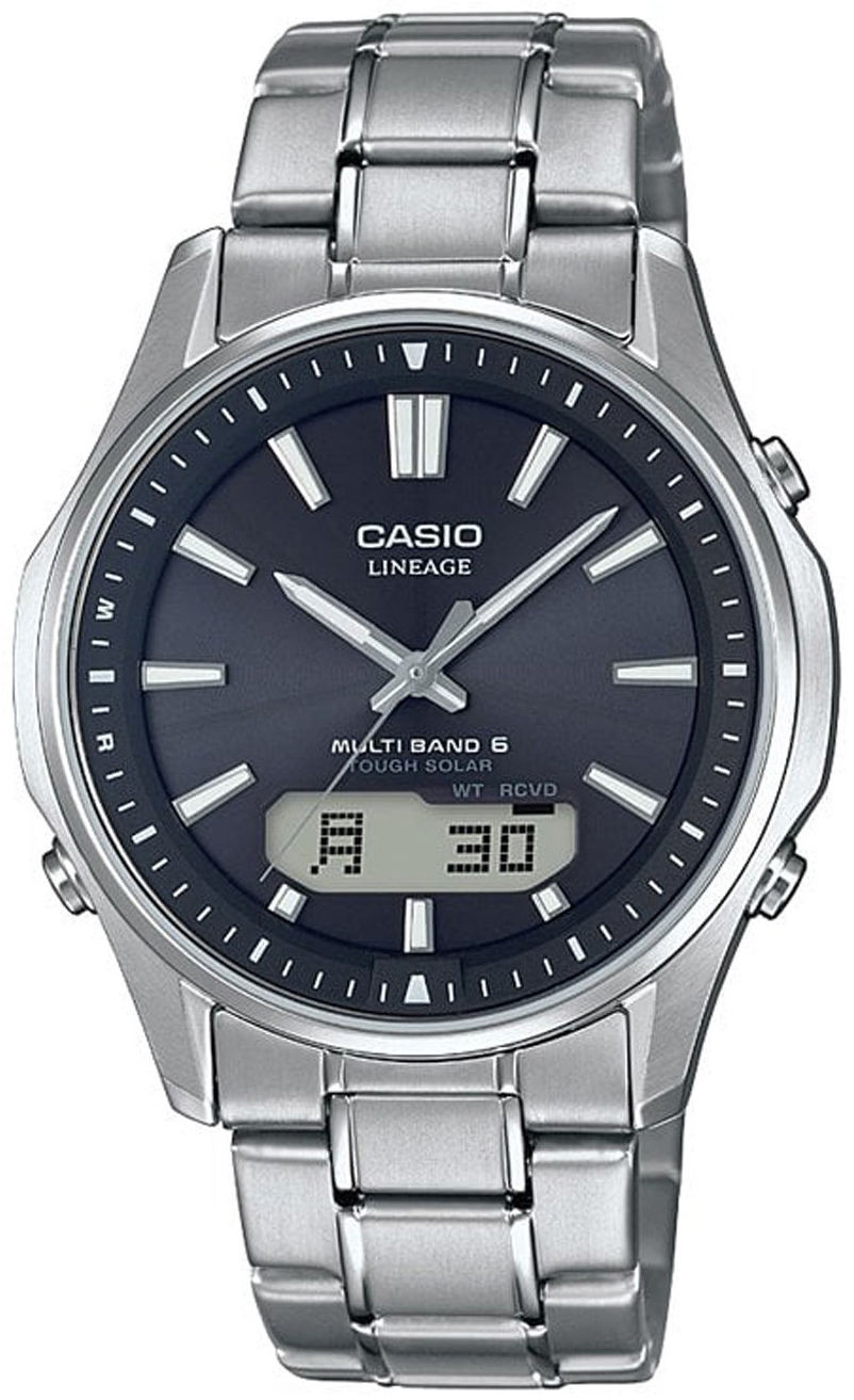 Casio Miesten kello LCW-M100TSE-1AER Radio Controlled Musta/Titaani