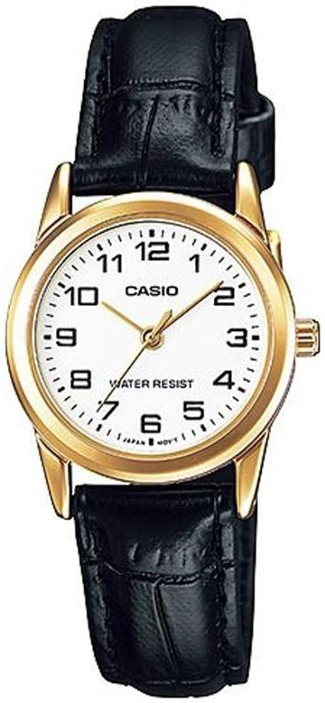 Casio Naisten kello LTP-V001GL-7BUDF Classic Valkoinen/Nahka Ø30 mm