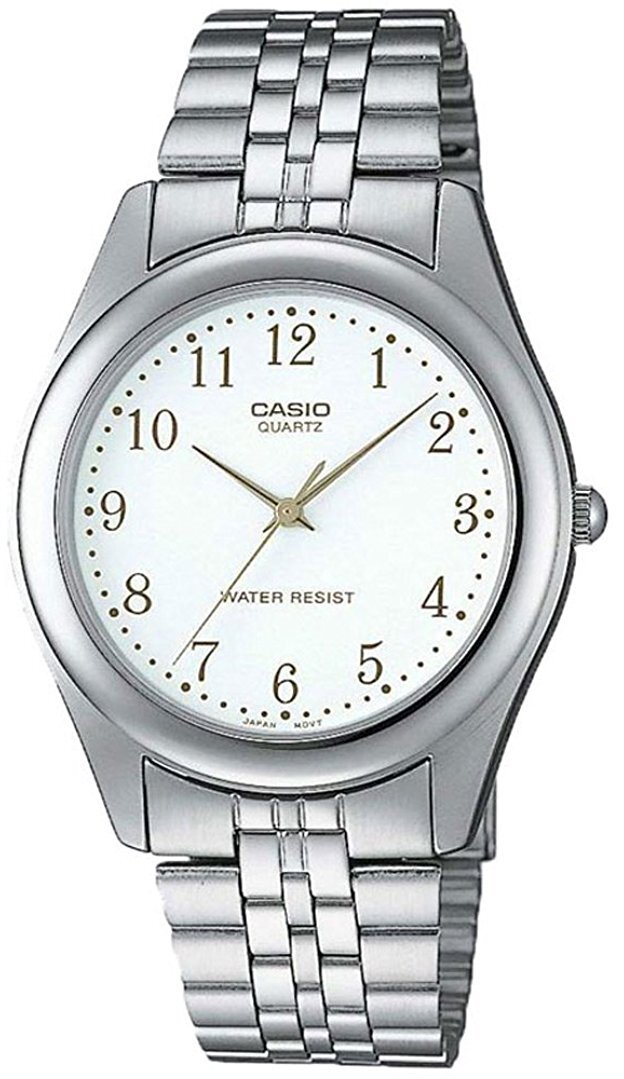 Casio Collection Miesten kello MTP-1129PA-7BEF Valkoinen/Teräs Ø43