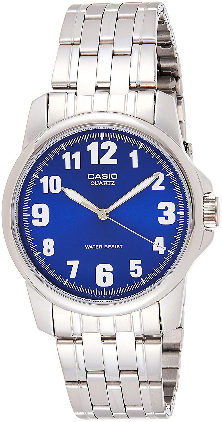 Casio Casio Quartz Miesten kello MTP-1216A-2BDF Sininen/Teräs Ø43 mm