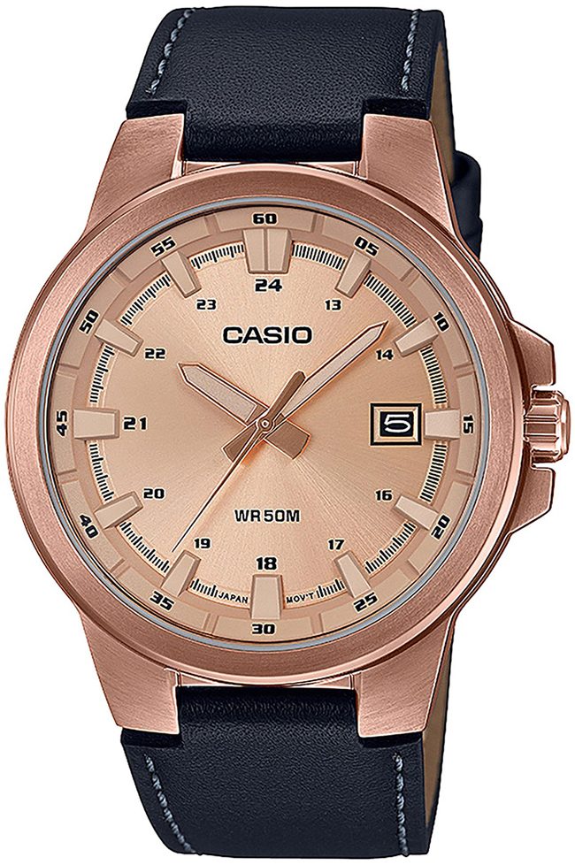 Casio Miesten kello MTP-E173RL-5AVEF Collection Punakultaa/Nahka