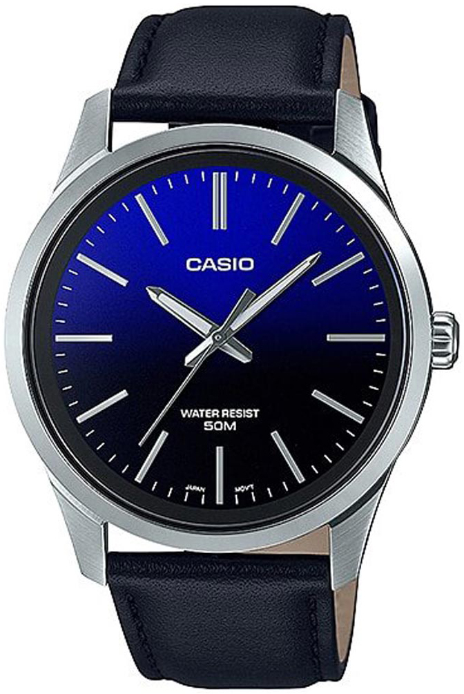 Casio Miesten kello MTP-E180L-2AVEF Collection Monivärinen/Nahka