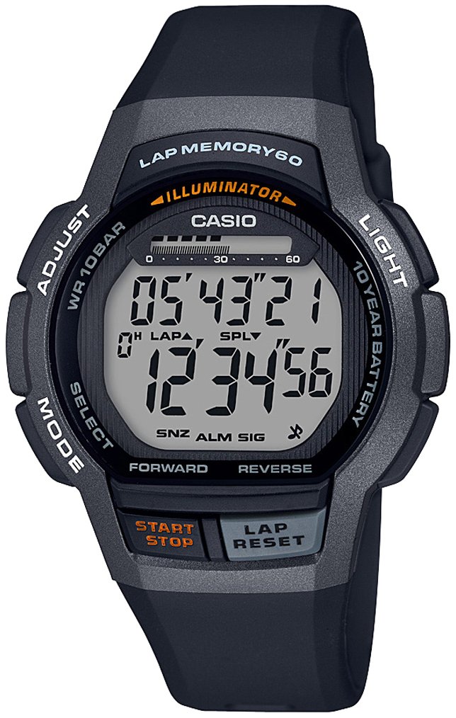 Casio Collection Miesten kello WS-1000H-1AVEF LCD/Muovi Ø43 mm