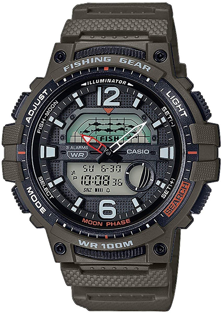 Casio 99999 Miesten kello WSC-1250H-3AVEF LCD/Muovi Ø47.9 mm