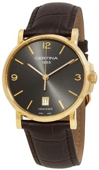 Certina Miesten kello C017.410.36.087.00 DS Caimano Gent Harmaa/Nahka