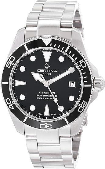 Certina Miesten kello C032.807.11.051.00 DS Action Musta/Teräs Ø38