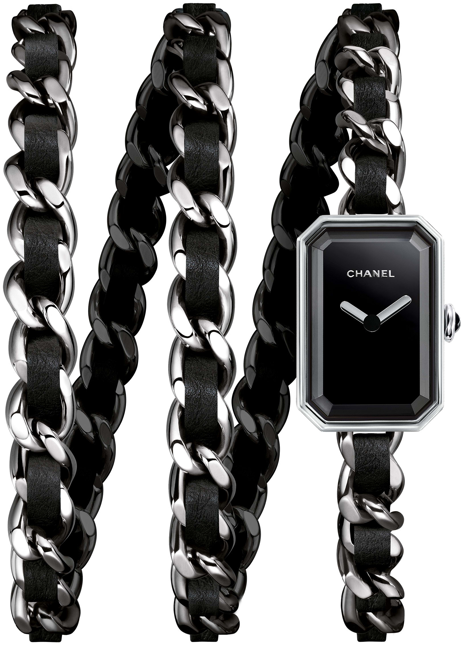 Chanel Naisten kello H3749 Premiere Musta/Teräs