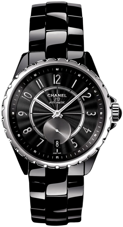 Chanel Naisten kello H3836 J12 Musta/Keraaminen Ø36.5 mm