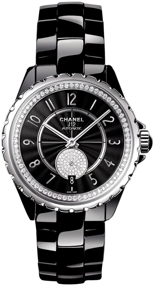 Chanel Naisten kello H3840 J12 Musta/Keraaminen Ø36.5 mm