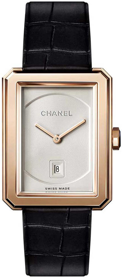 Chanel Naisten kello H4313 Premiere Hopea/Nahka