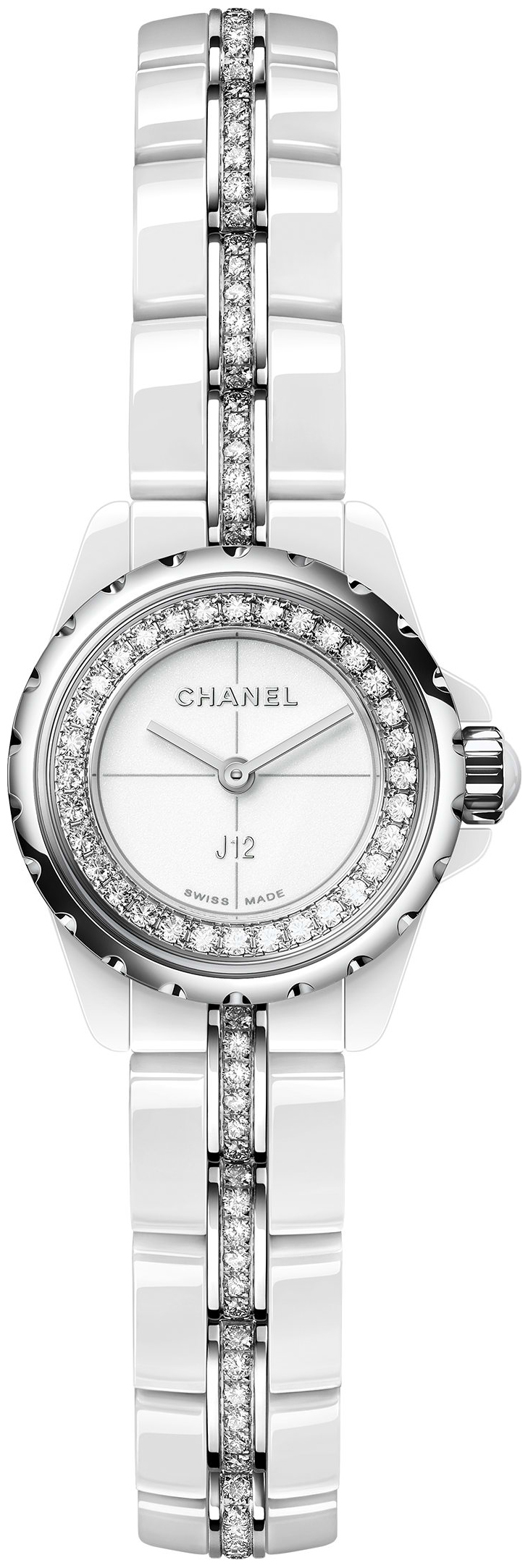 Chanel Naisten kello H5238 J12 Valkoinen/Teräs Ø19 mm