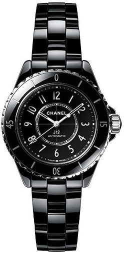 Chanel Naisten kello H5696 J12 Musta/Keraaminen Ø33 mm