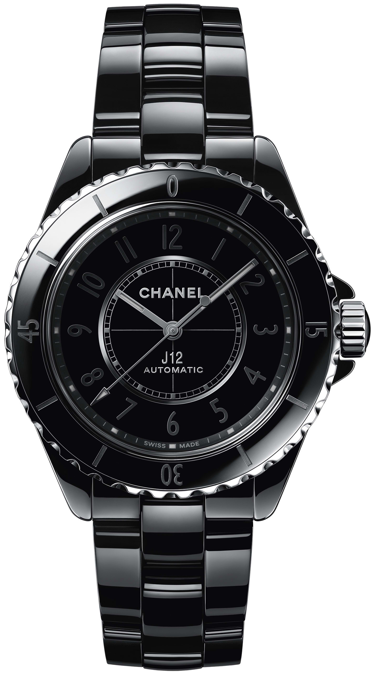 Chanel H6185 J12 Musta/Keraaminen Ø38 mm