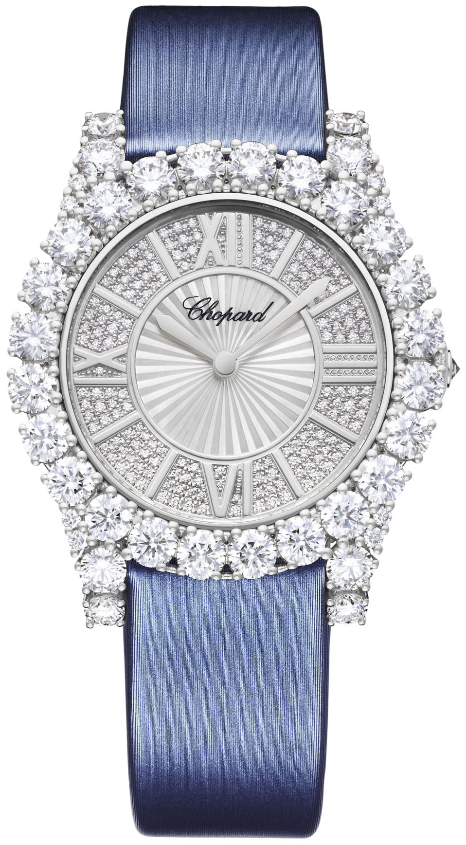 Chopard Naisten kello 139419-1601 L Heure Du Diamant Hopea/Satiini