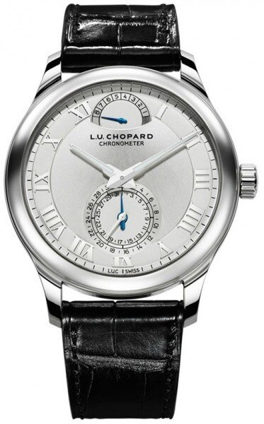 Chopard Miesten kello 161926-1001 L.U.C Quattro Hopea/Nahka Ø43 mm