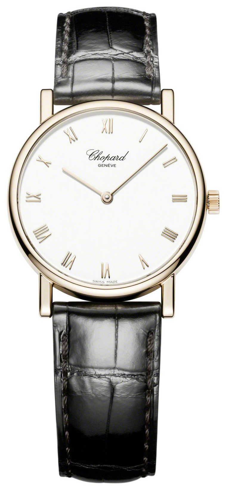 Chopard 163154-5201 Les Grandes Valkoinen/Nahka Ø33.6 mm