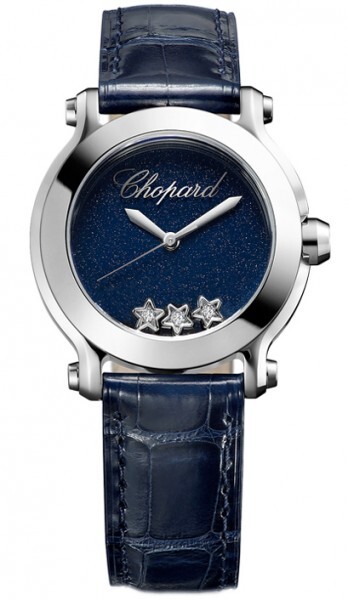 Chopard Happy Sport Naisten kello 278509-3049 Sininen/Nahka Ø30 mm