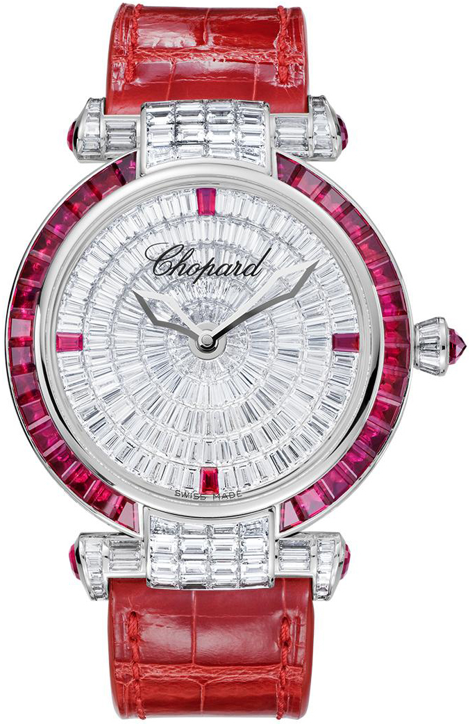 Chopard Naisten kello 384240-1003 Imperiale Hopea/Nahka Ø40 mm