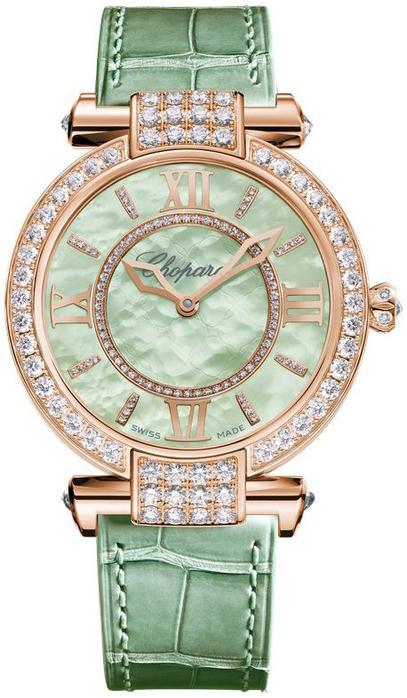 Chopard Naisten kello 384242-5022 Imperiale Vihreä/Nahka Ø36 mm