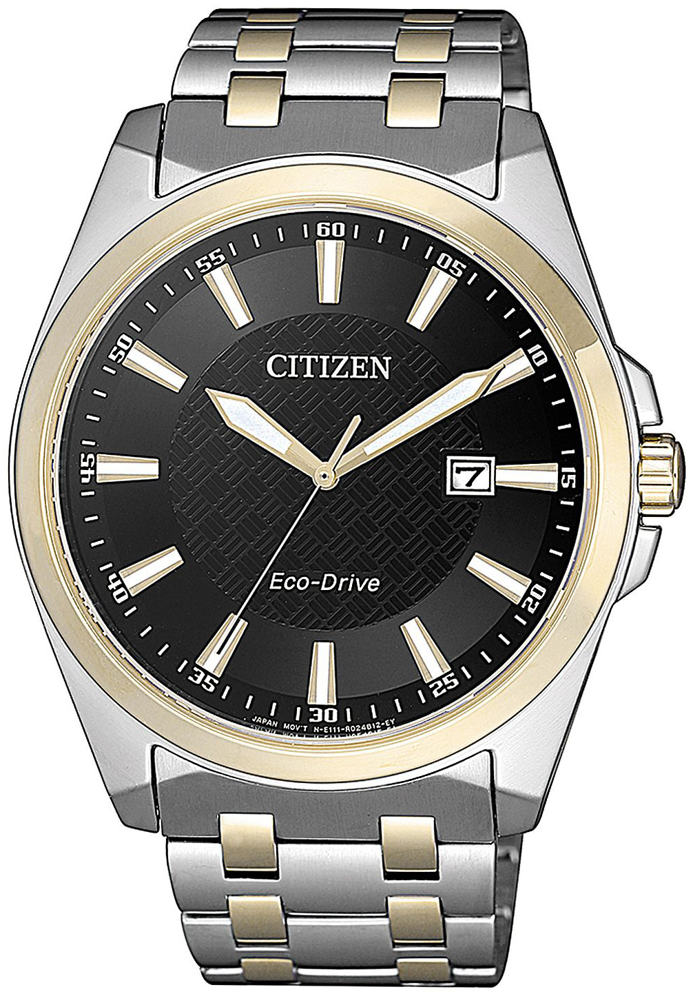 Citizen Miesten kello BM7109-89E Eco Drive 180 Musta/Kullansävytetty