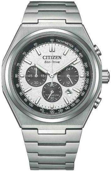 Citizen Miesten kello CA4610-85A Chrono Valkoinen/Titaani Ø43 mm