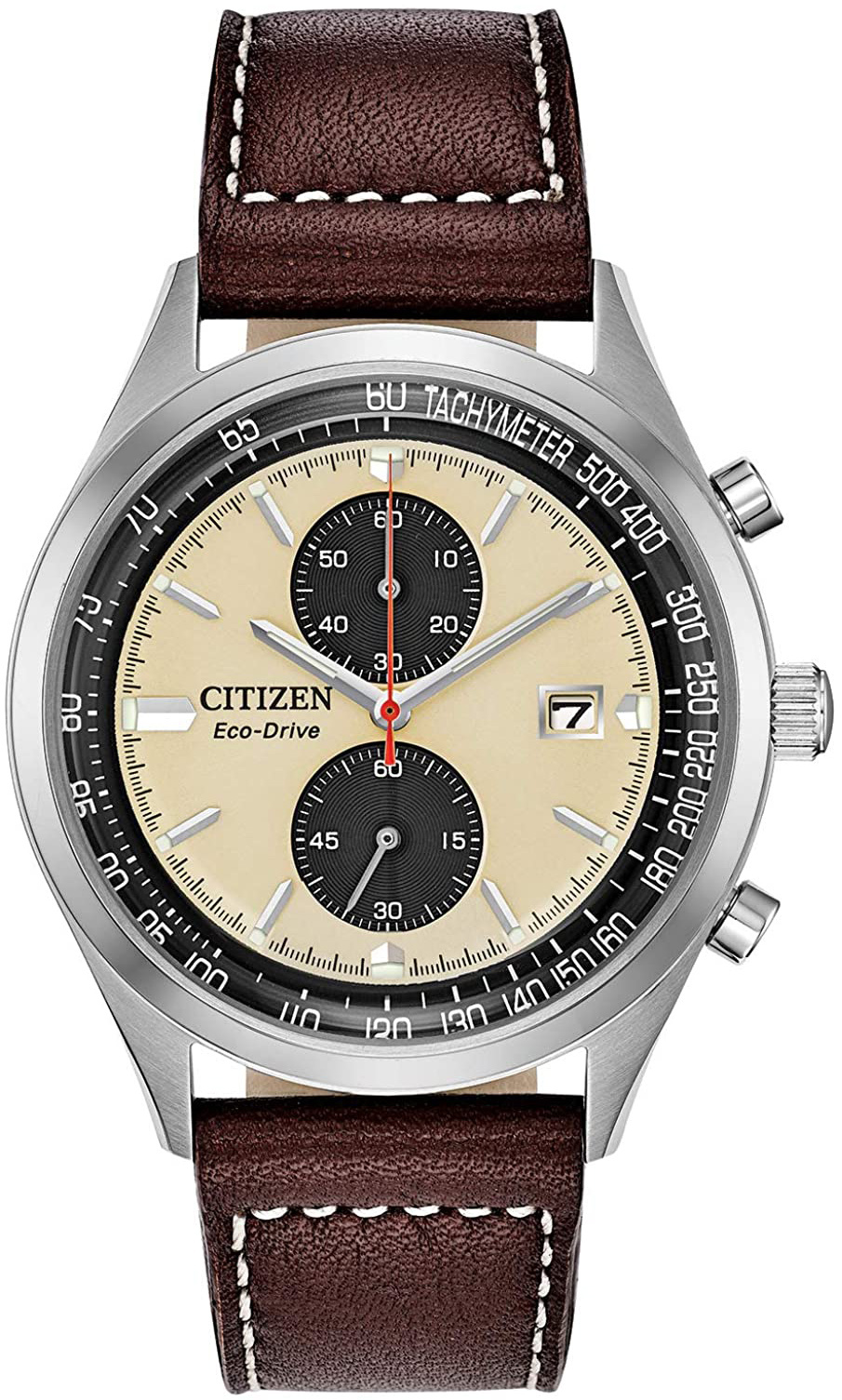 Citizen Chandler Miesten kello CA7020-07A Beige/Nahka Ø43 mm