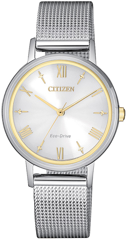 Citizen Eco Drive 180 Naisten kello EM0574-85A Hopea/Teräs Ø30 mm