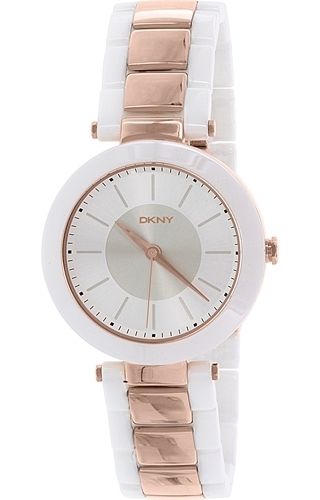 DKNY Ceramic Naisten kello NY2290 Hopea/Keraaminen Ø37 mm