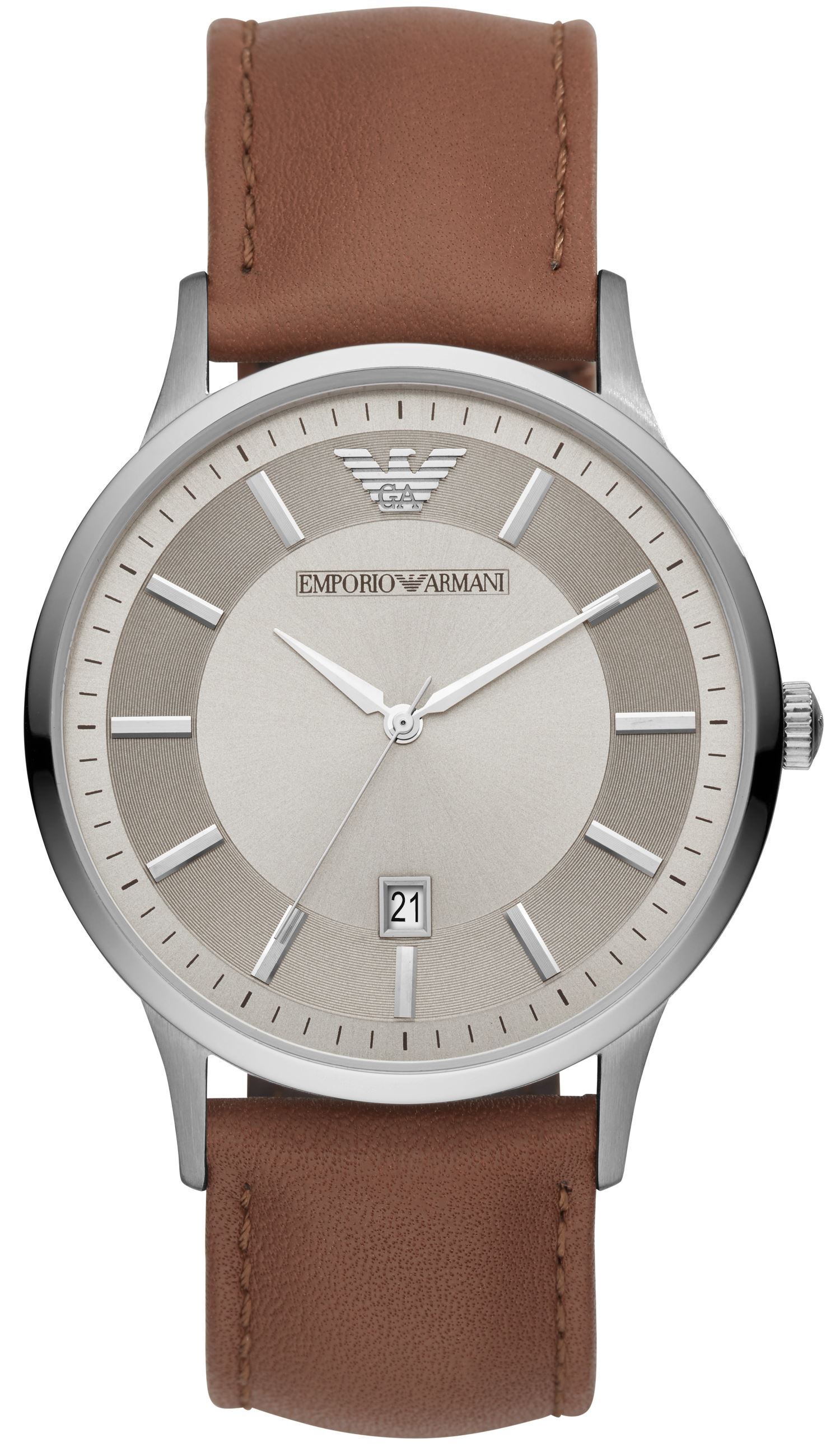 Emporio Armani Miesten kello AR11185 Renato Hopea/Nahka Ø43 mm